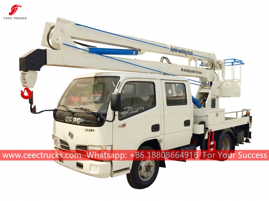 รถบรรทุกทำงานบนอากาศขนาด 12 เมตร Dongfeng