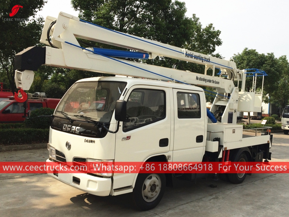 รถบรรทุกทำงานบนอากาศขนาด 12 เมตร Dongfeng