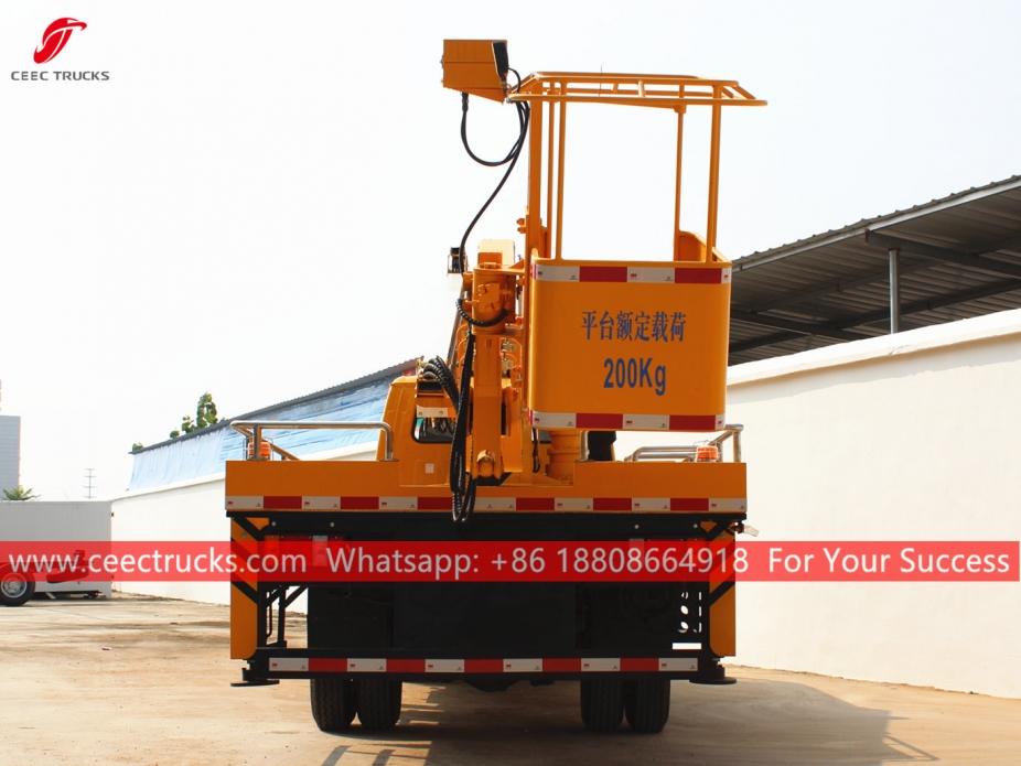 รถบรรทุกบูมยืดไสลด์ อีซูซุ 20ม.