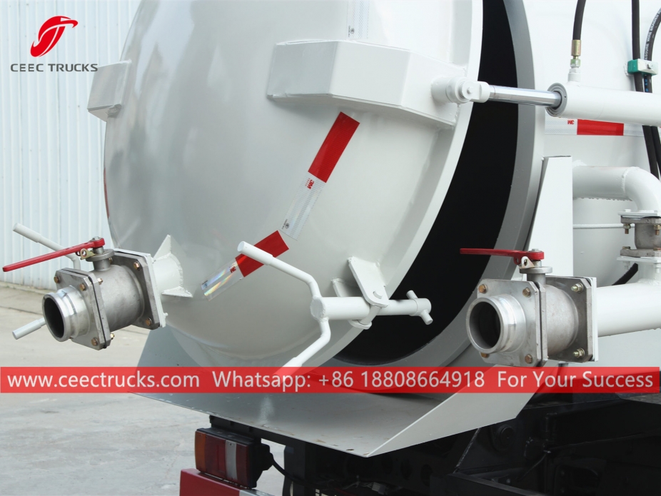 รถบรรทุกดูดน้ำเสีย 4,000 ลิตร อีซูซุ