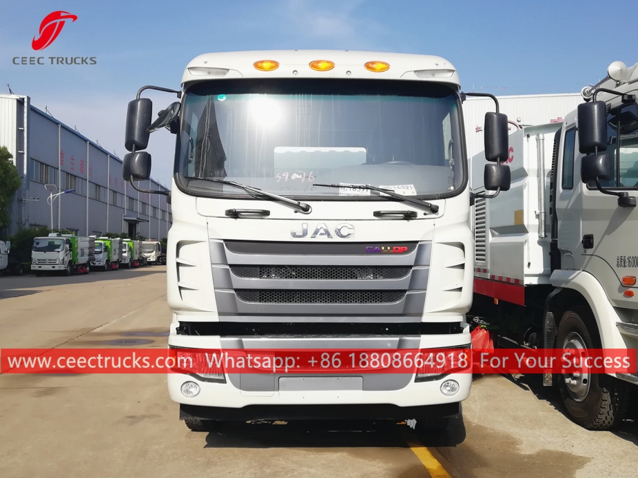 รถกวาดถนนและล้างถนน JAC