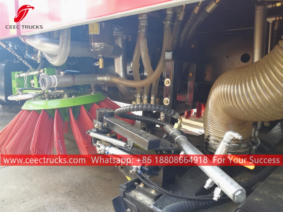 รถกวาดถนนและล้างถนน JAC