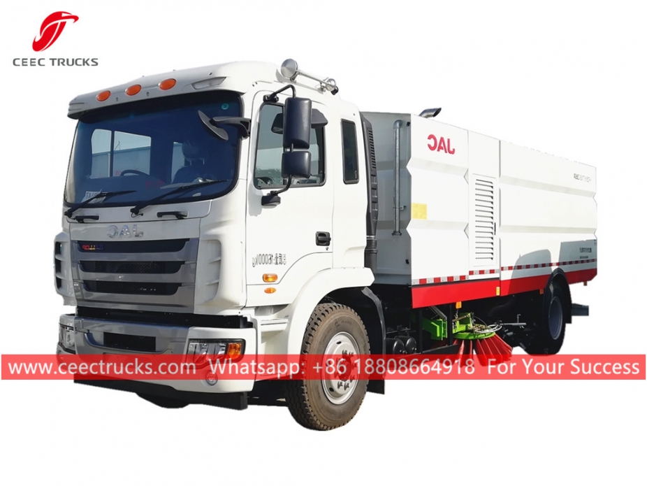 รถกวาดถนนและล้างถนน JAC