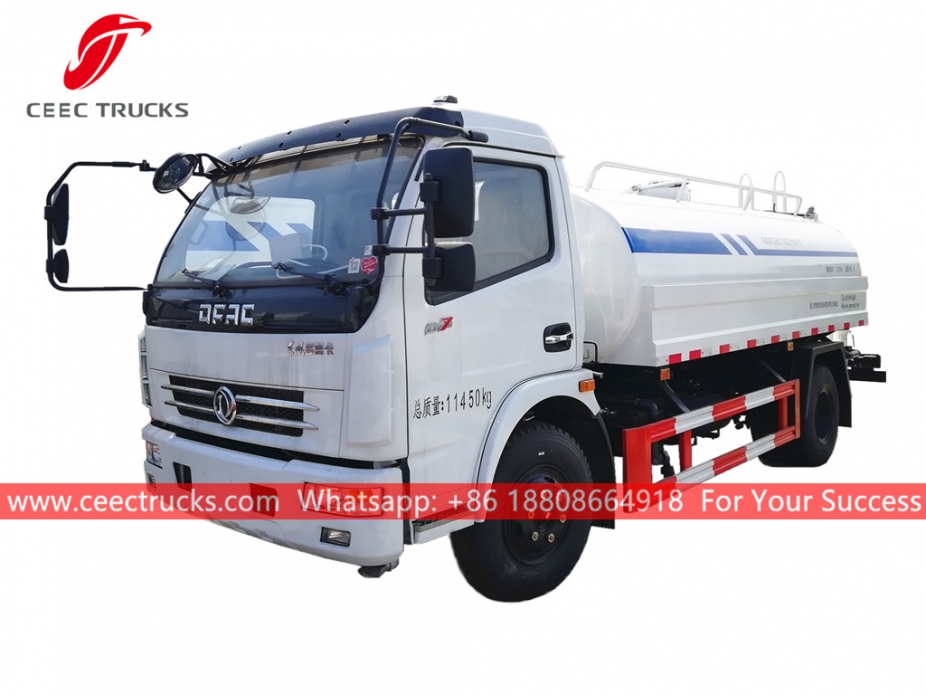 รถบรรทุกน้ำขนาด 7 CBM DONGFENG