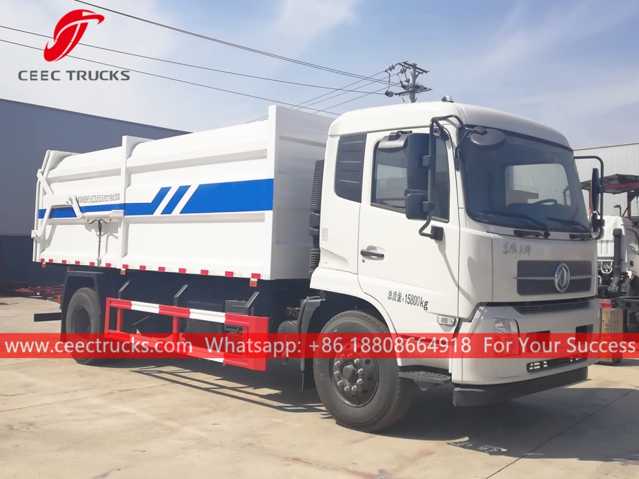 รถบรรทุกเก็บขยะขนาด 15CBM Dongfeng