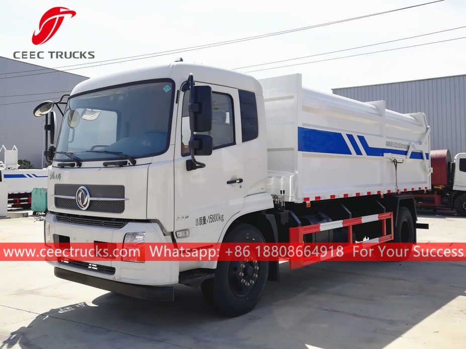 รถบรรทุกเก็บขยะขนาด 15CBM Dongfeng