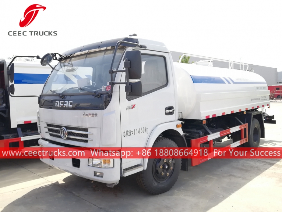 รถบรรทุกน้ำขนาด 7 CBM DONGFENG
