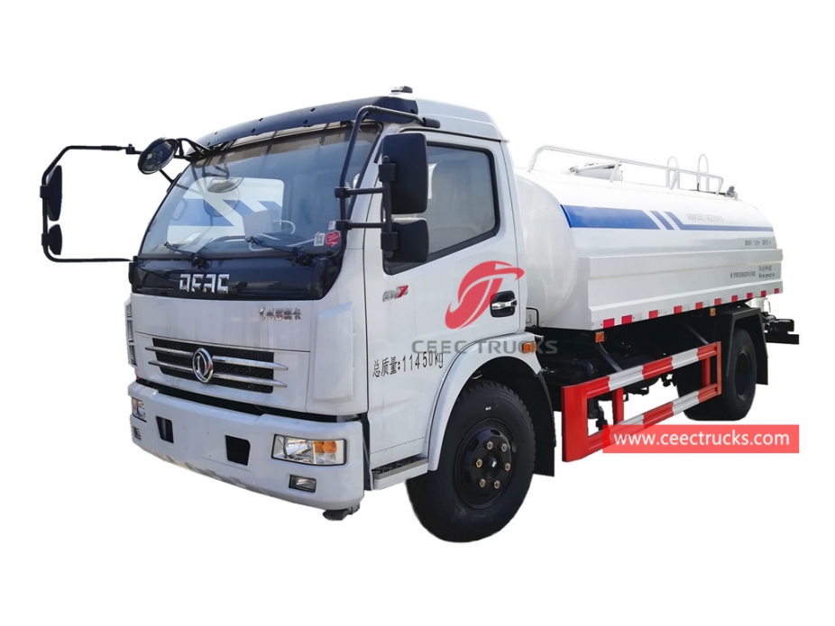 รถบรรทุกน้ำขนาด 7 CBM DONGFENG