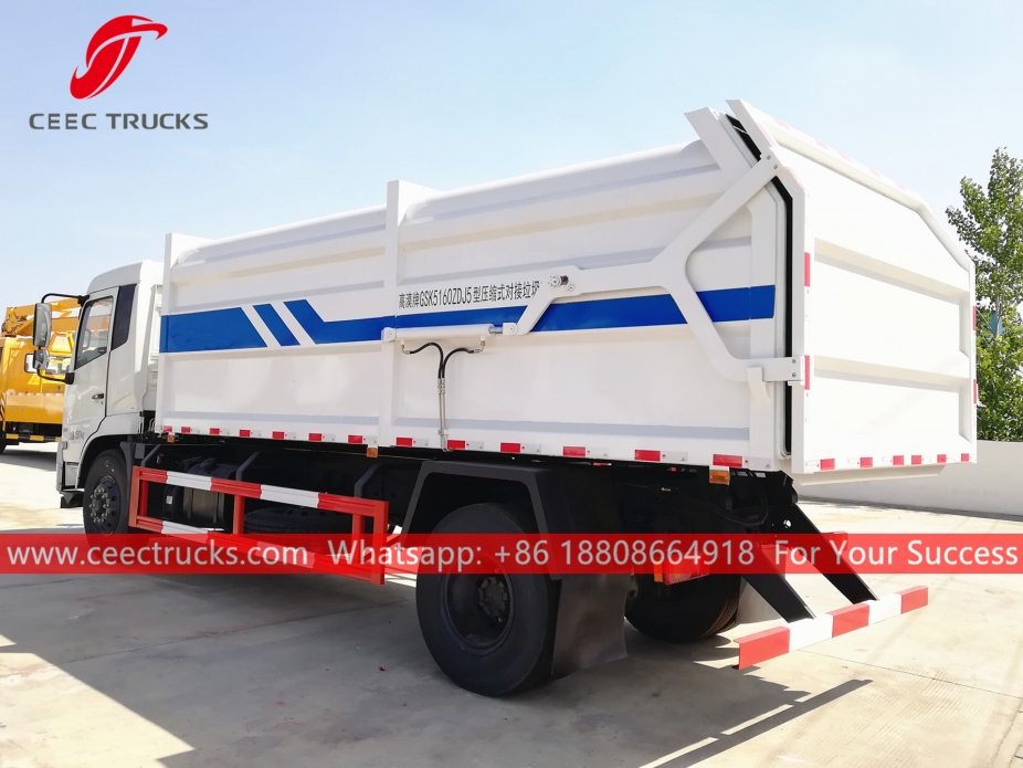 รถบรรทุกเก็บขยะขนาด 15CBM Dongfeng