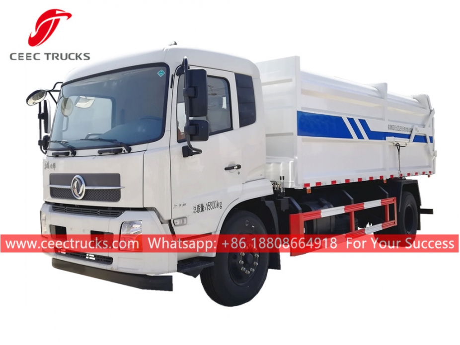 รถบรรทุกเก็บขยะขนาด 15CBM Dongfeng