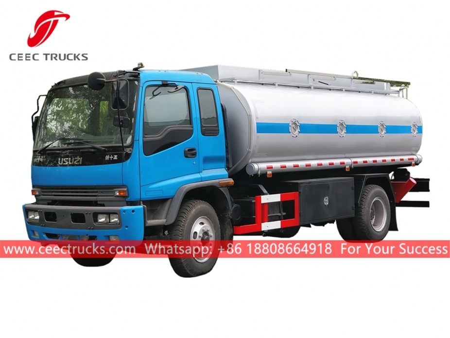 รถบรรทุกขนส่งน้ำมันเชื้อเพลิง ISUZU 16CBM