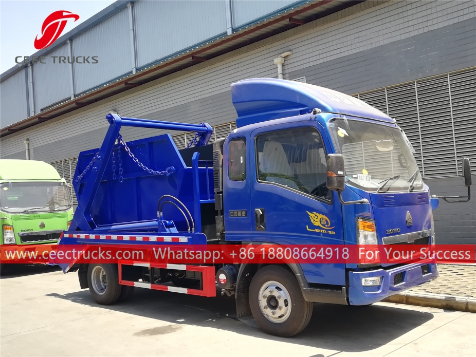 รถบรรทุกแบบมีถังบรรจุ 6CBM HOWO