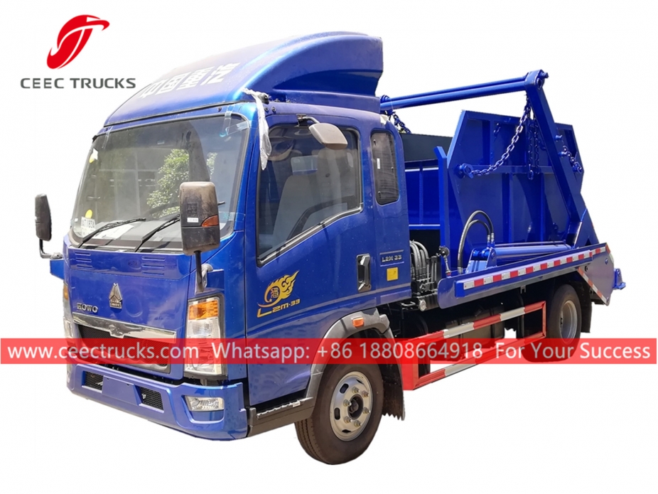 รถบรรทุกแบบมีถังบรรจุ 6CBM HOWO