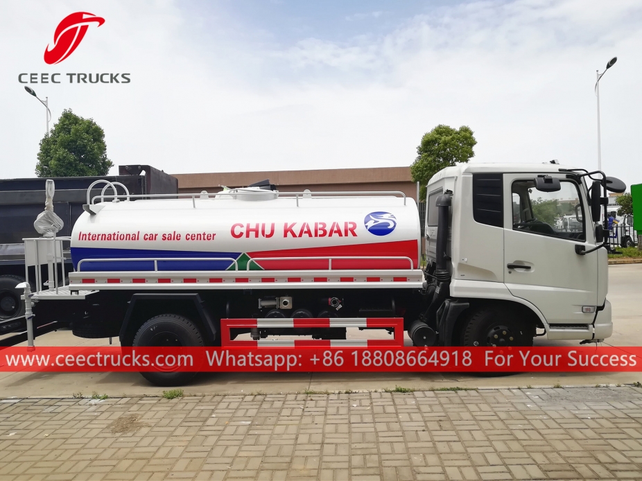 รถบรรทุกเครื่องพ่นน้ำ 12 CBM DONGFENG