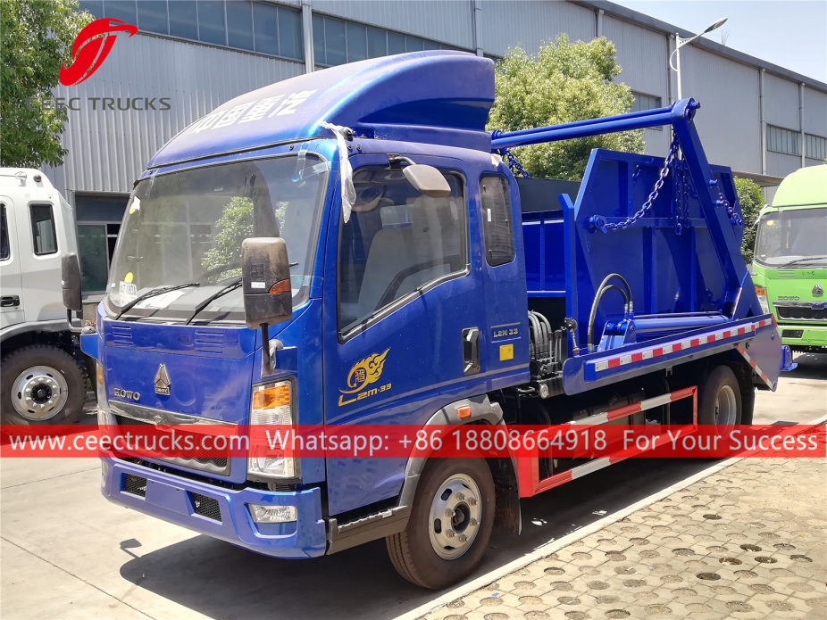 รถบรรทุกแบบมีถังบรรจุ 6CBM HOWO