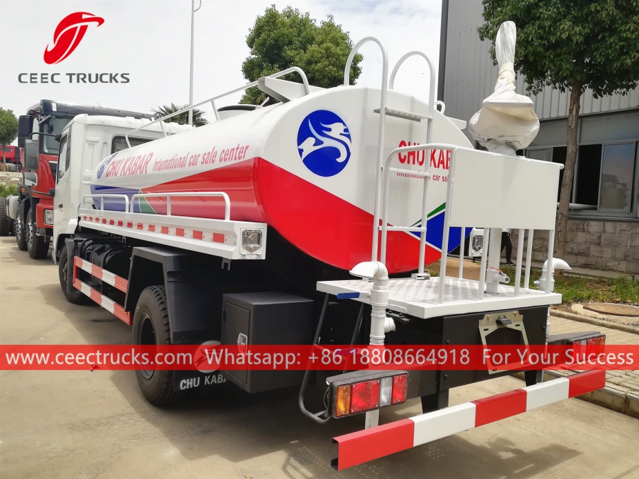 รถบรรทุกเครื่องพ่นน้ำ 12 CBM DONGFENG