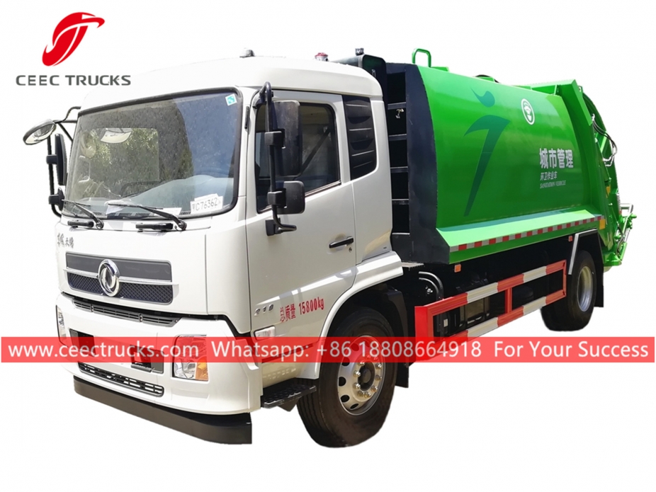รถบรรทุกขยะ Dongfeng 12CBM