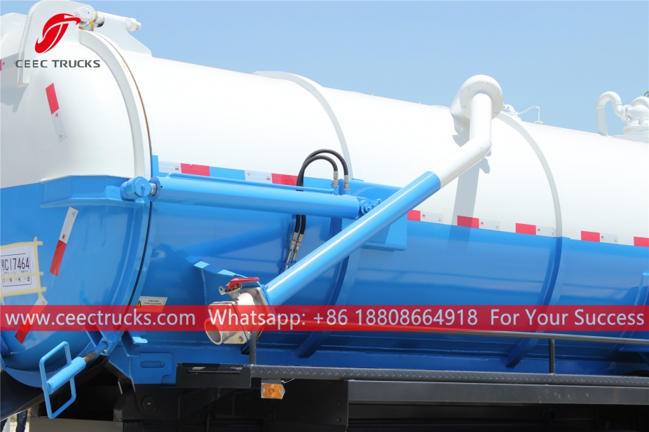 รถบรรทุกน้ำเสียดูดสิ่งปฏิกูล Beiben ขนาด 10,000 ลิตร