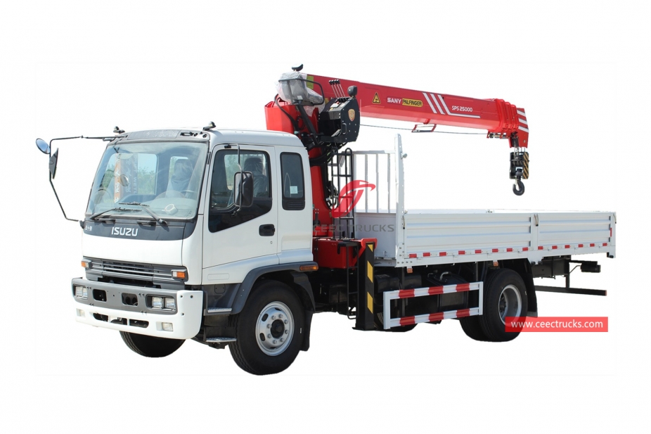 รถบรรทุกติดเครน ISUZU FTR 10 ตัน