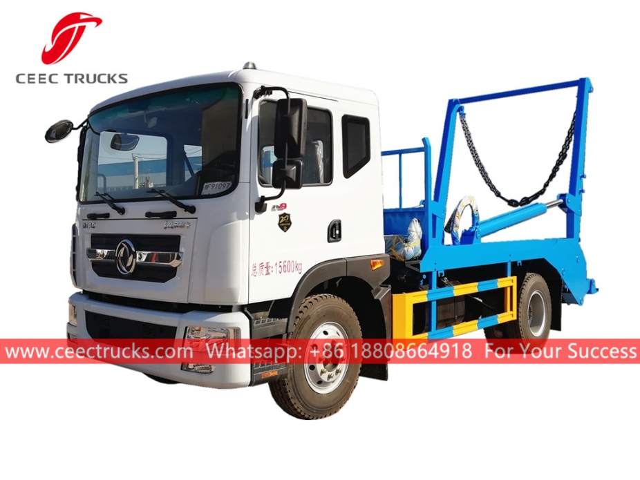 รถบรรทุกแบบมีถังบรรจุขยะ 10CBM Dongfeng