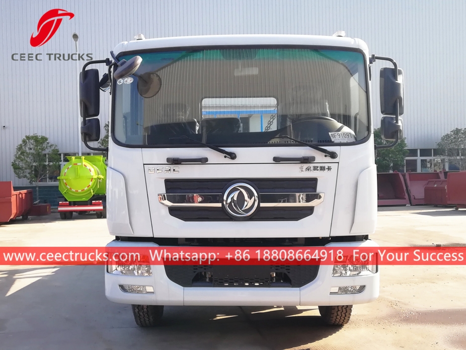 รถบรรทุกแบบมีถังบรรจุขยะ 10CBM Dongfeng