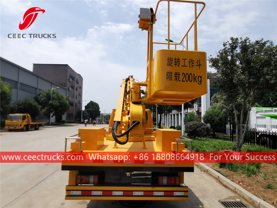 รถบรรทุกกระเช้าลอยฟ้าแขนยืดได้ JMC 16 ม.