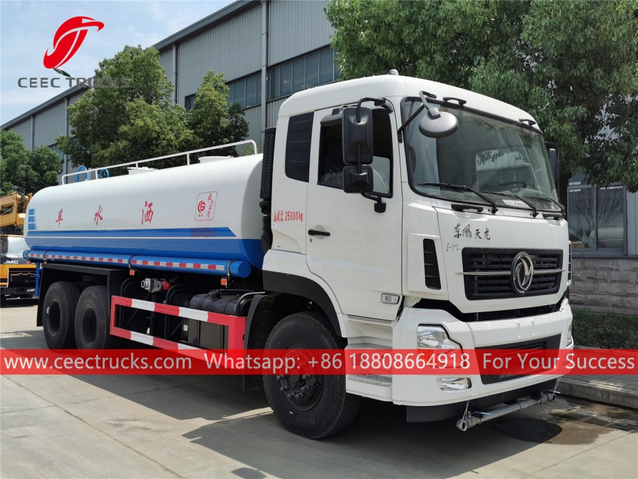 รถบรรทุกน้ำ Dongfeng 6x4