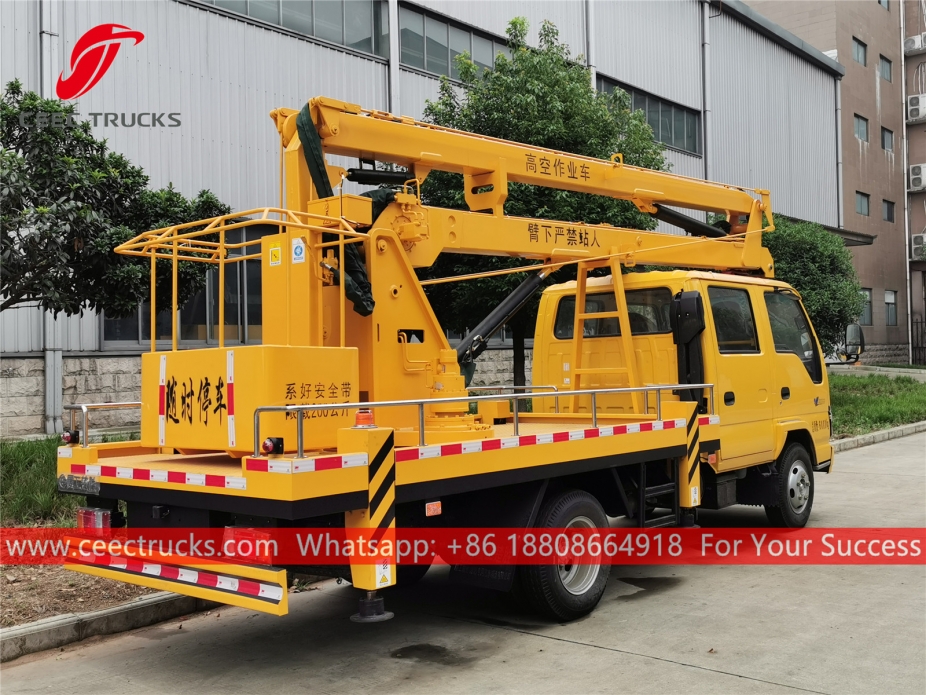 รถบรรทุกกระเช้าลอยฟ้าอีซูซุ 14 ม.