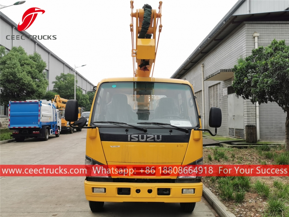 รถบรรทุกกระเช้าลอยฟ้าอีซูซุ 14 ม.