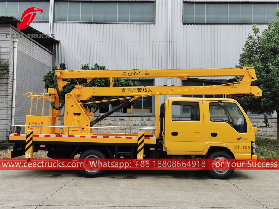 รถบรรทุกกระเช้าลอยฟ้าอีซูซุ 14 ม.