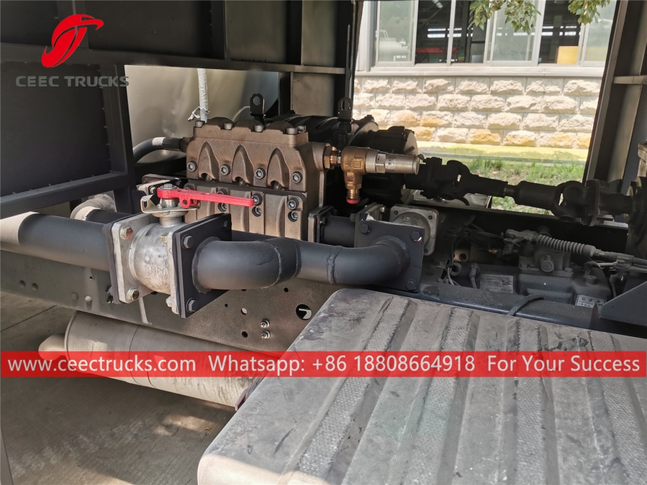 รถบรรทุกล้างแรงดันสูง JAC ขนาด 8CBM