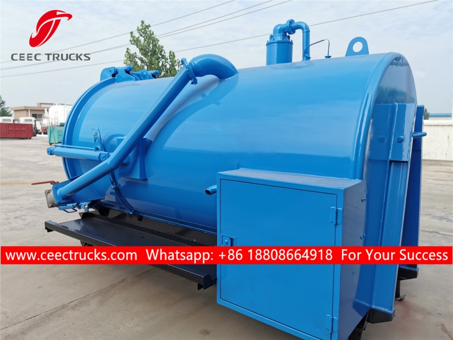 ชุดรถบรรทุกบำบัดน้ำเสียขนาด 5,000 ลิตร