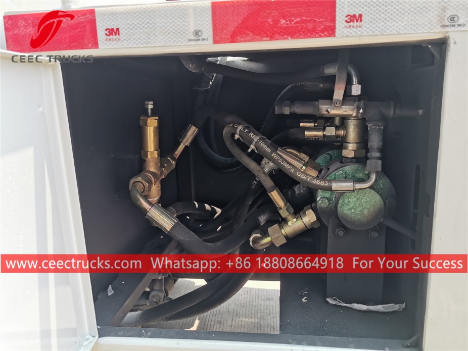 รถบรรทุกล้างแรงดันสูง JAC ขนาด 8CBM