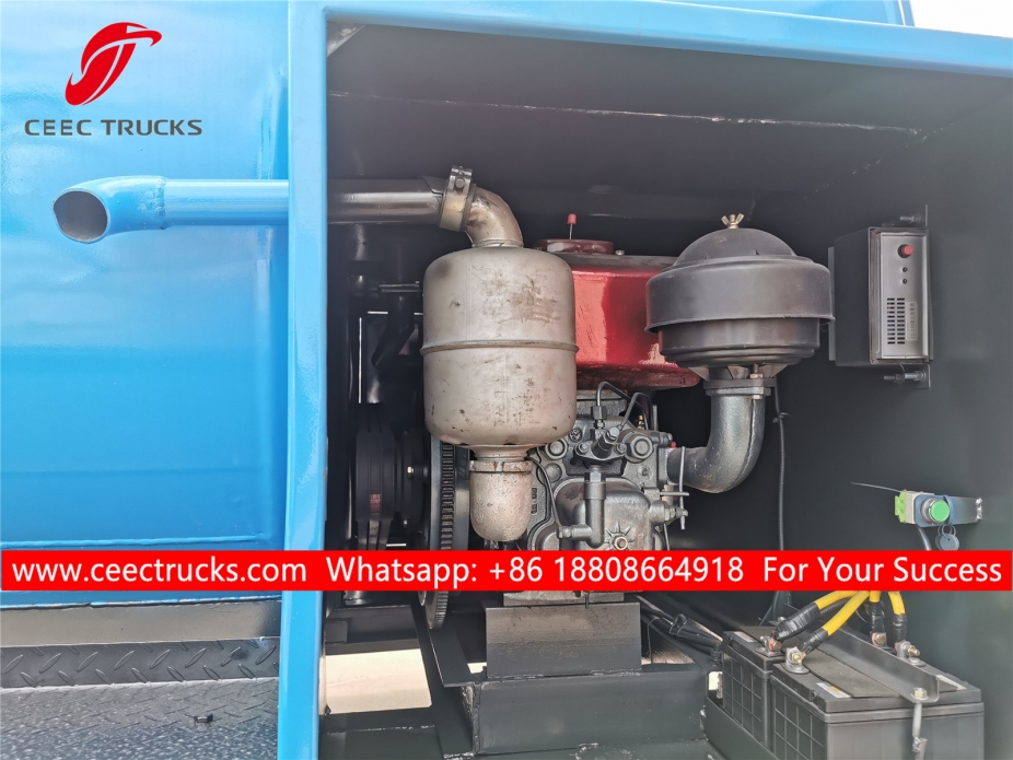 ชุดรถบรรทุกบำบัดน้ำเสียขนาด 5,000 ลิตร