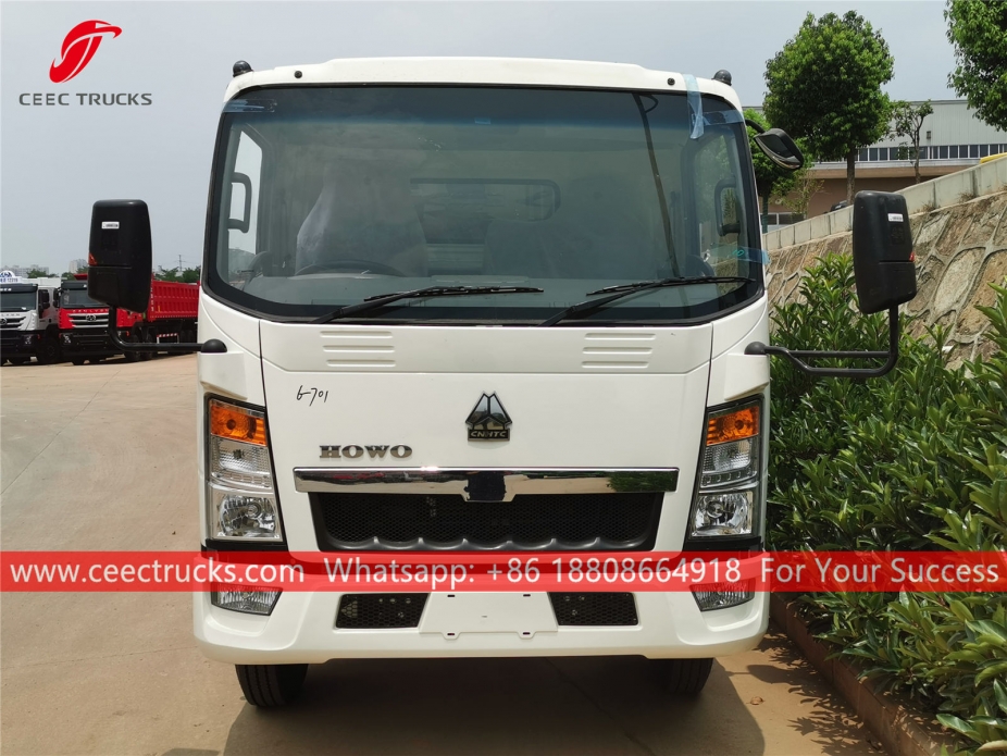 รถบรรทุกบดอัดขยะ RHD HOWO