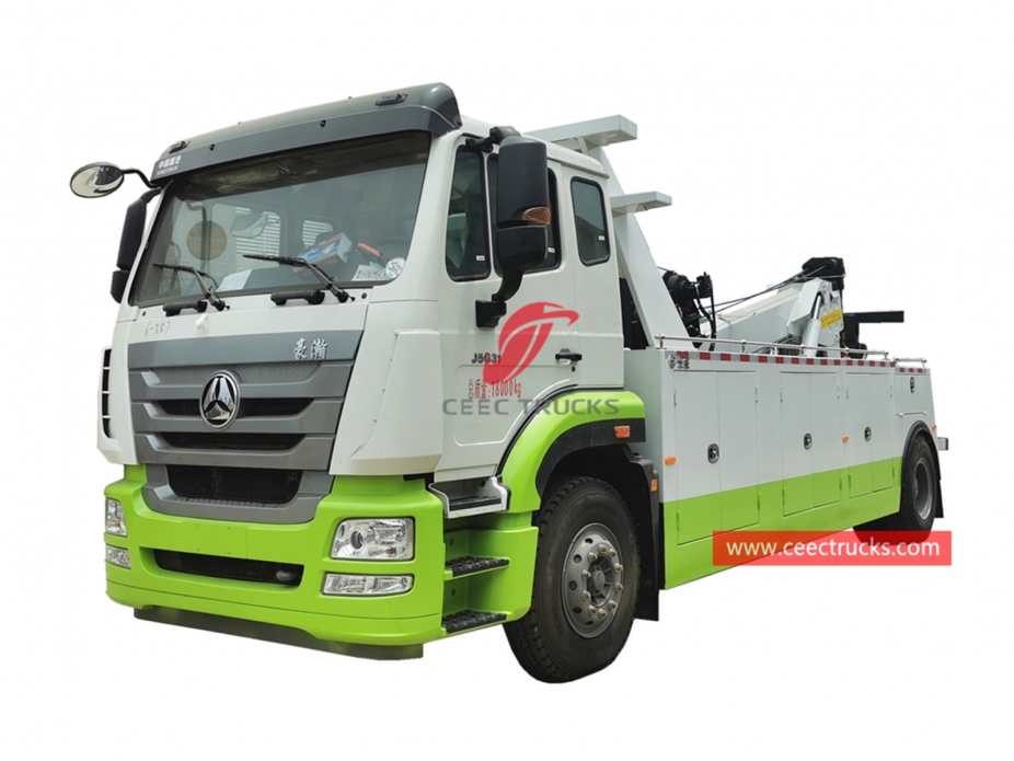 รถบรรทุกลาก SINOTRUK Road Wrecker