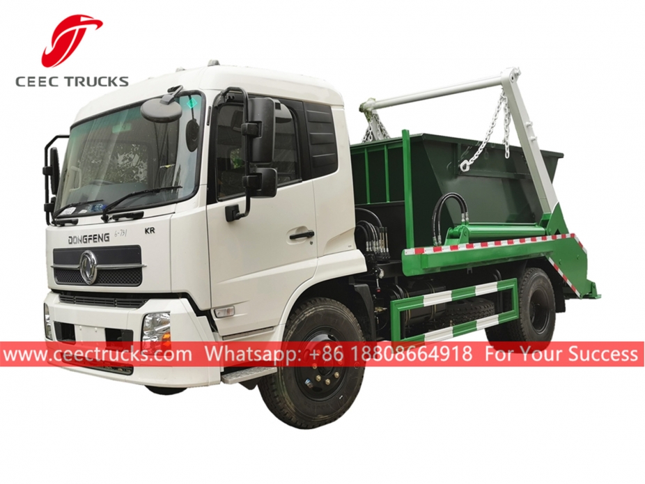 รถบรรทุกขยะแบบแขนสวิง Dongfeng RHD