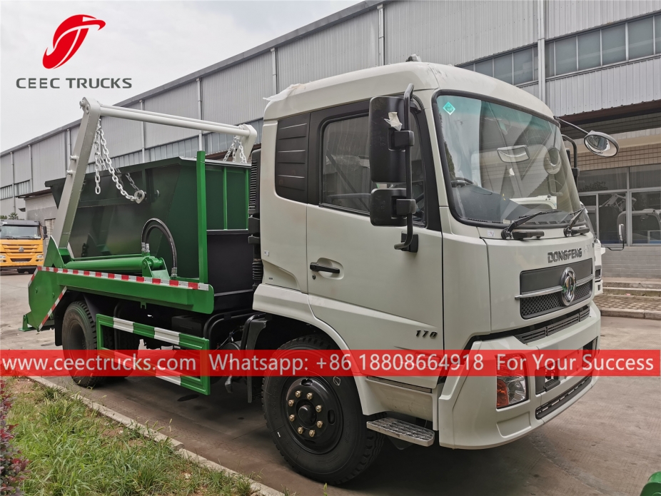 รถบรรทุกขยะแบบแขนสวิง Dongfeng RHD
