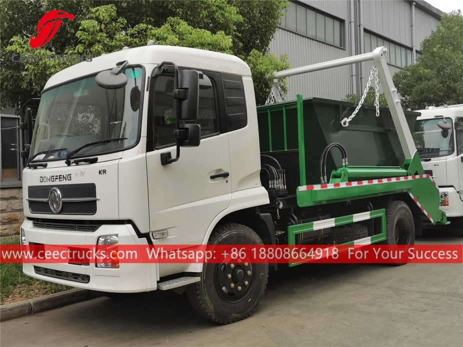 รถบรรทุกขยะแบบแขนสวิง Dongfeng RHD