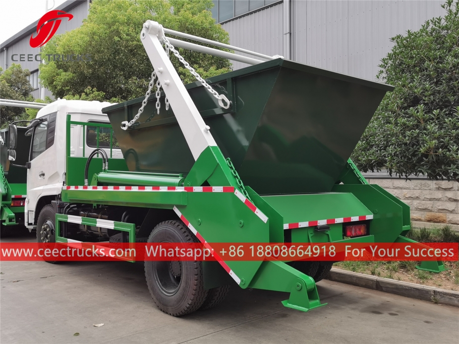 รถบรรทุกขยะแบบแขนสวิง Dongfeng RHD