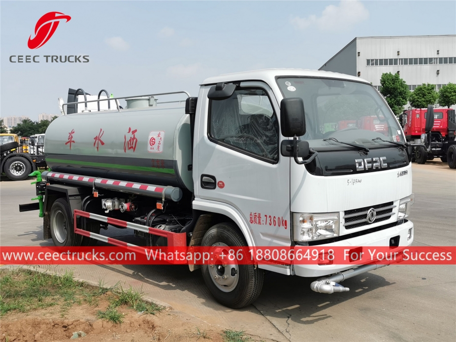 รถบรรทุกถังน้ำ 4CBM DONGFENG