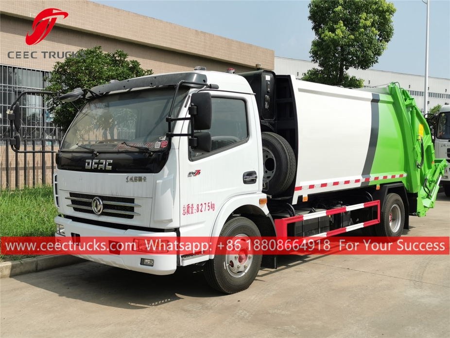 รถบรรทุกบดอัดขยะ Dongfeng 6CBM