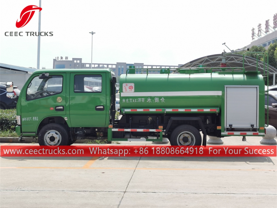 รถบรรทุกน้ำ 4CBM DONGFENG