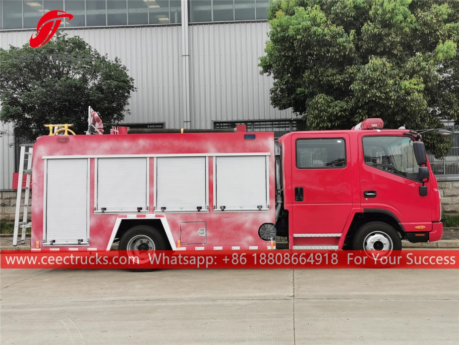 รถดับเพลิง JAC 3CBM ถังน้ำ