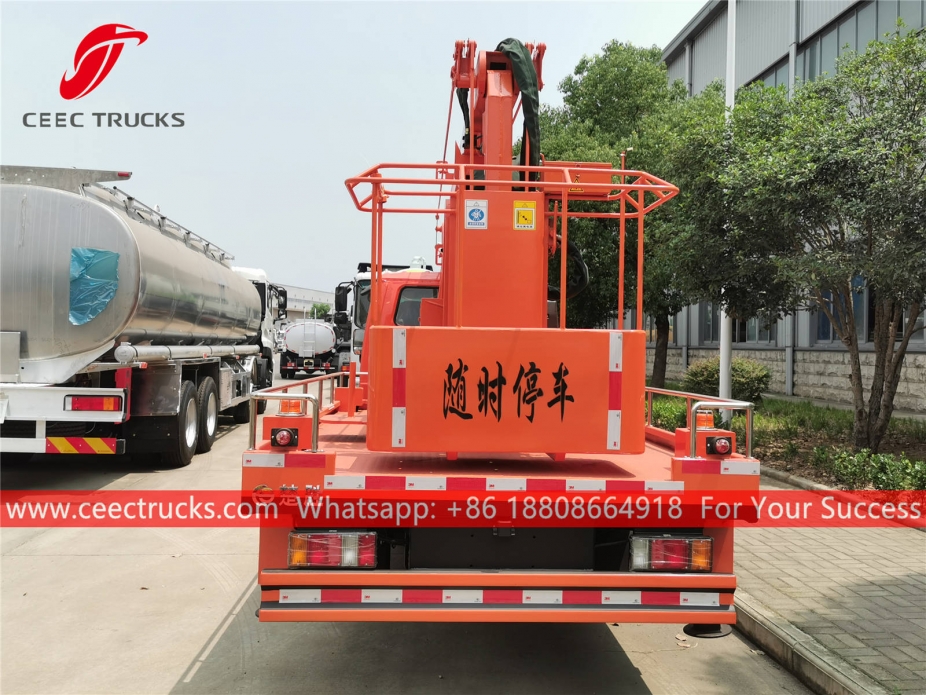 รถบรรทุกกระเช้าไฟฟ้าอีซูซุ 18 ม.