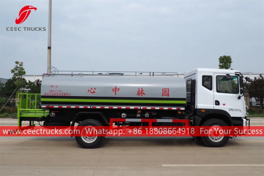 รถบรรทุกน้ำ 11CBM DONGFENG