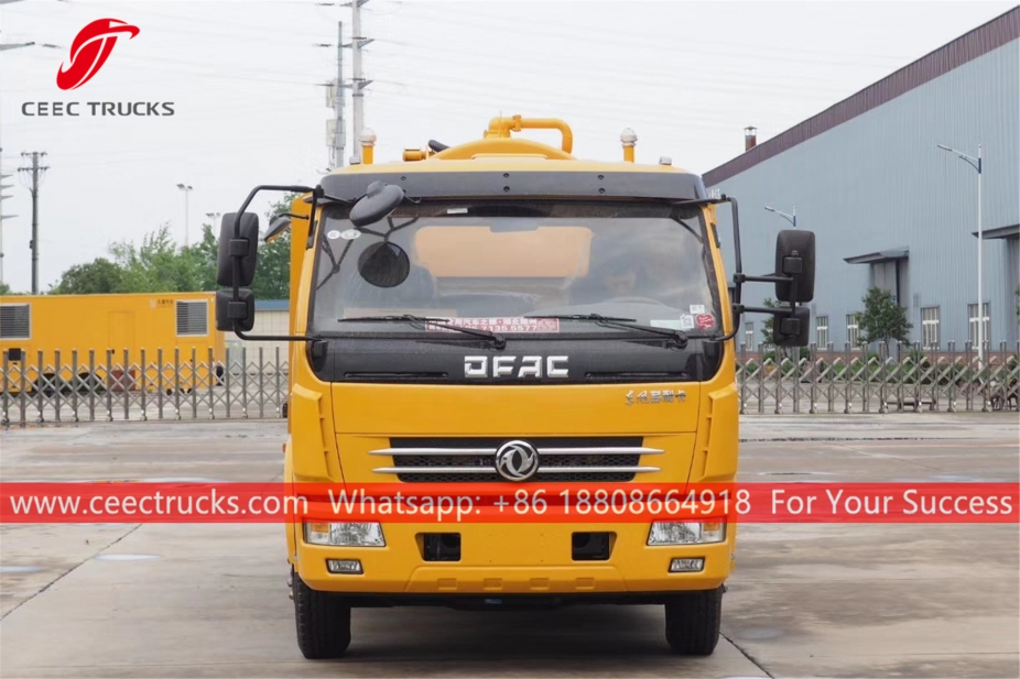 รถบรรทุกดูดและพ่นน้ำผสม Dongfeng 6CBM