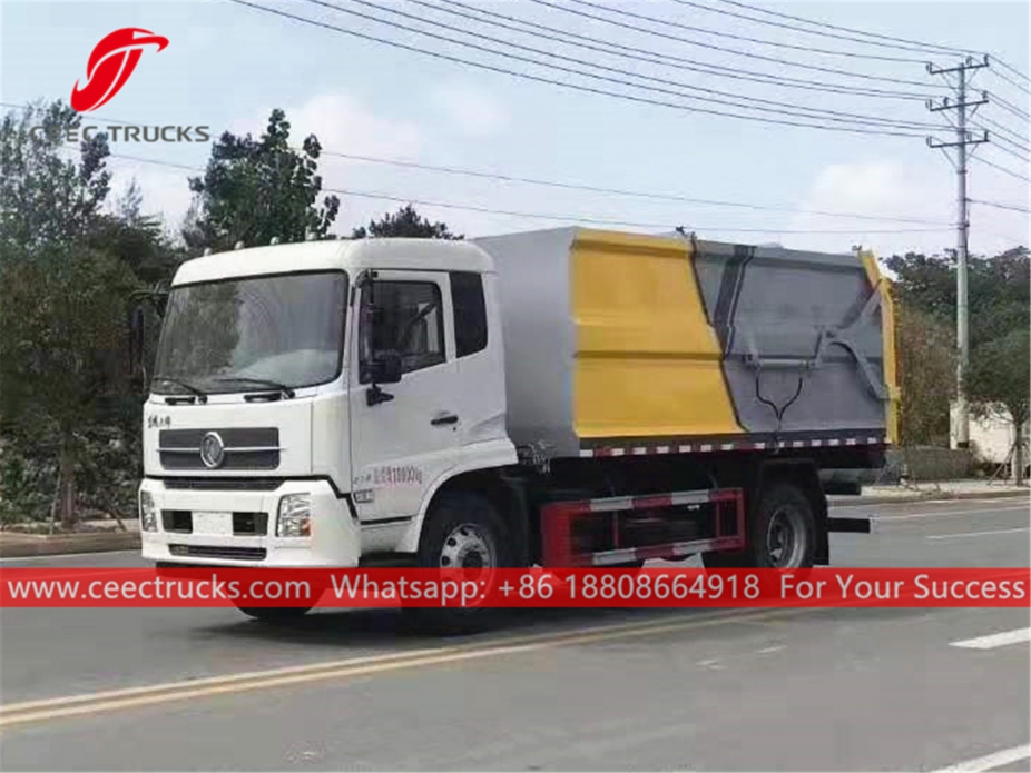 เครื่องเก็บขยะ 12CBM Dongfeng