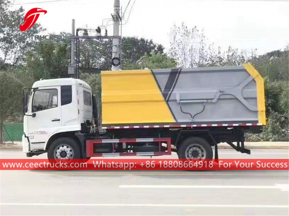 เครื่องเก็บขยะ 12CBM Dongfeng