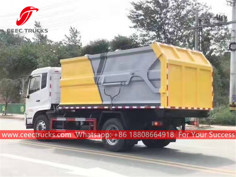 เครื่องเก็บขยะ 12CBM Dongfeng